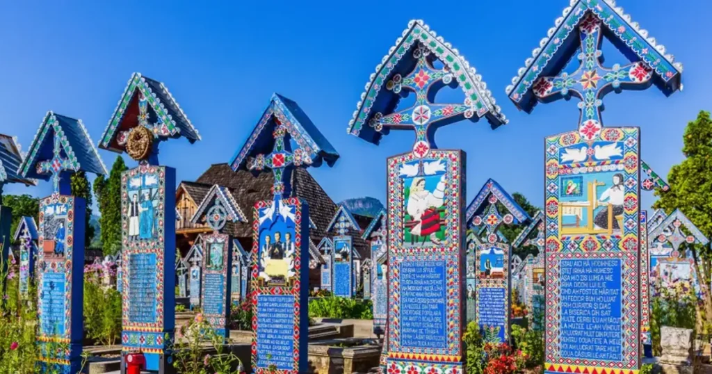 Morminte cimitirul vesel Sapanta