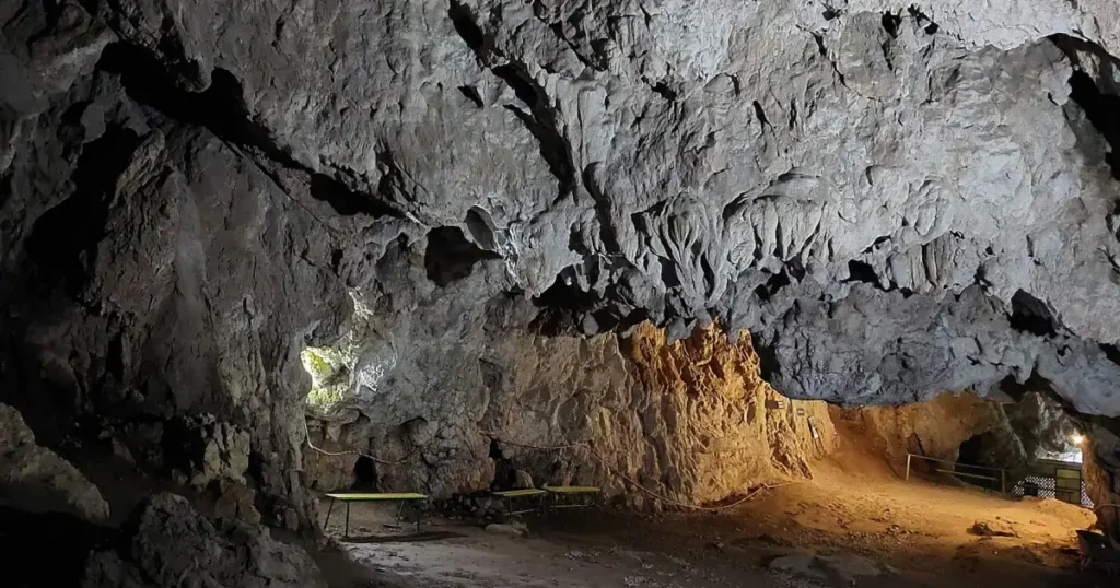 Pestera Muierii intrare