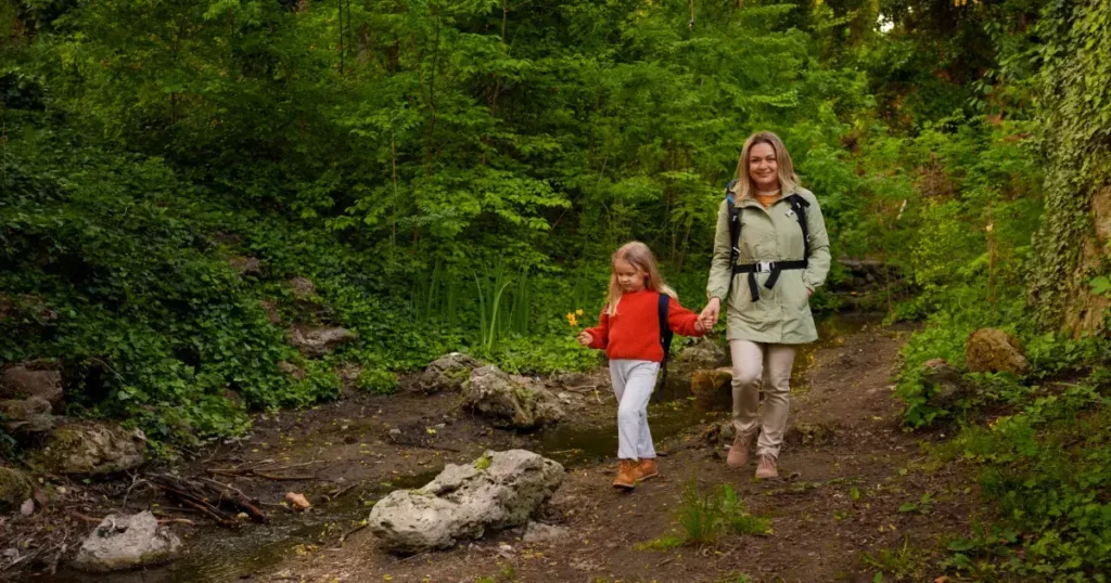 Mama si fiica in expeditie