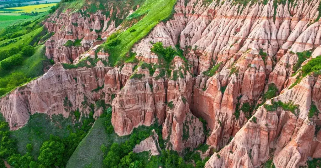 Rapa Rosie vazuta din drona
