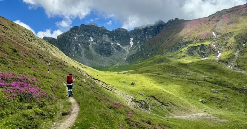 Traseu montan pe timp de vara