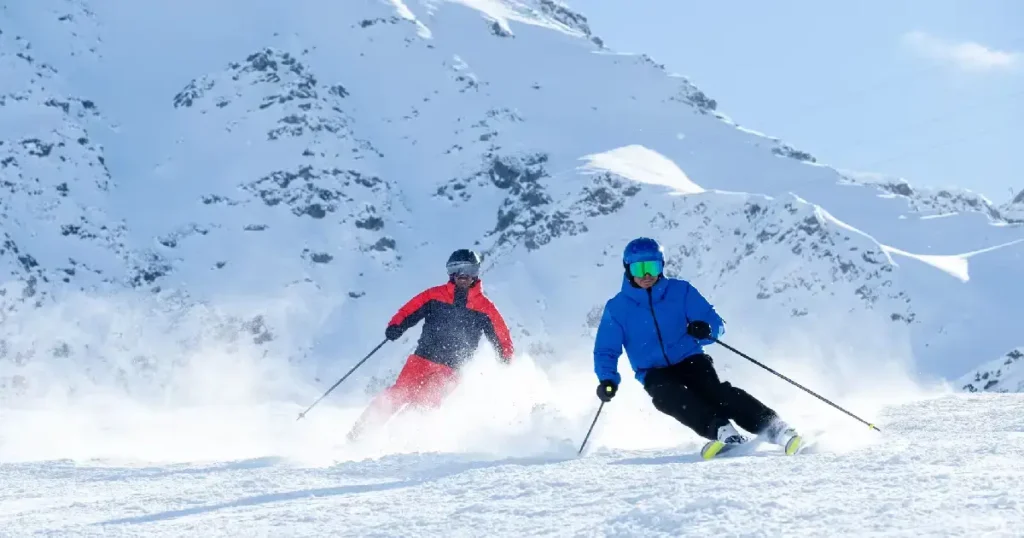 schiori care coboara partia